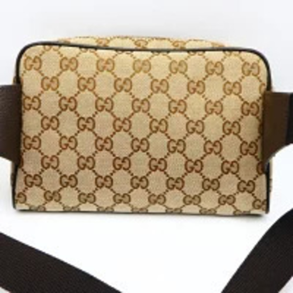 Gucci Belt Crossbody Bum Clutch Waist GG Body Brown Bag Beige h Sling